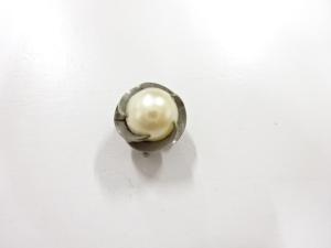 アンティーク　パール　帯留め